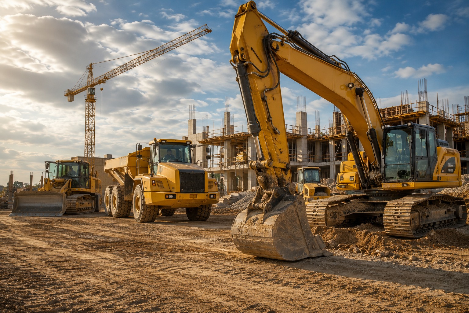 Heavy equipment and machine foundation work in Atlanta