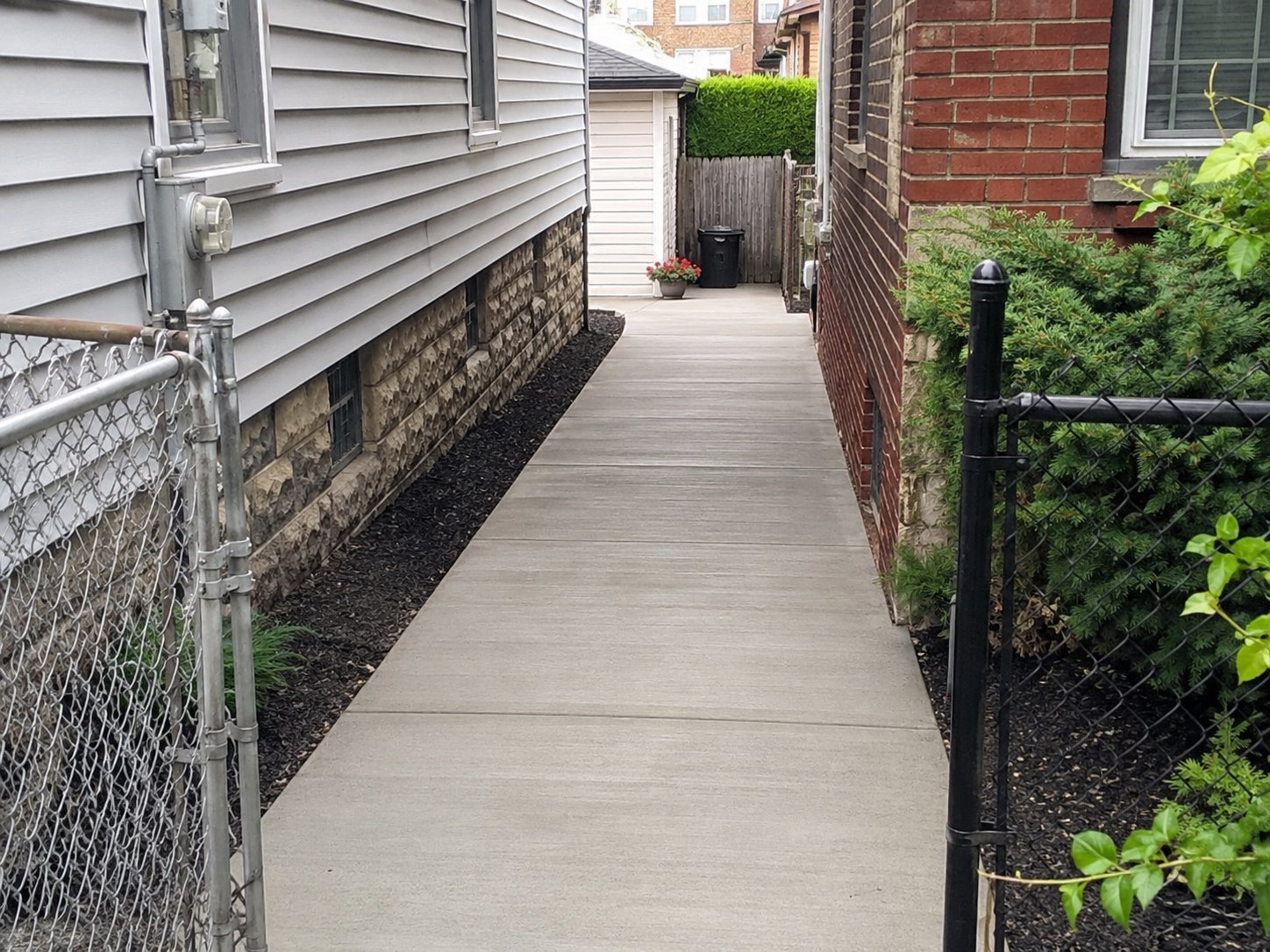 Paver patio installation at an Atlanta home